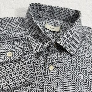 DIESEL Men's Geometric Print Button Down Long Sleeve‎ Dress Shirt Size M